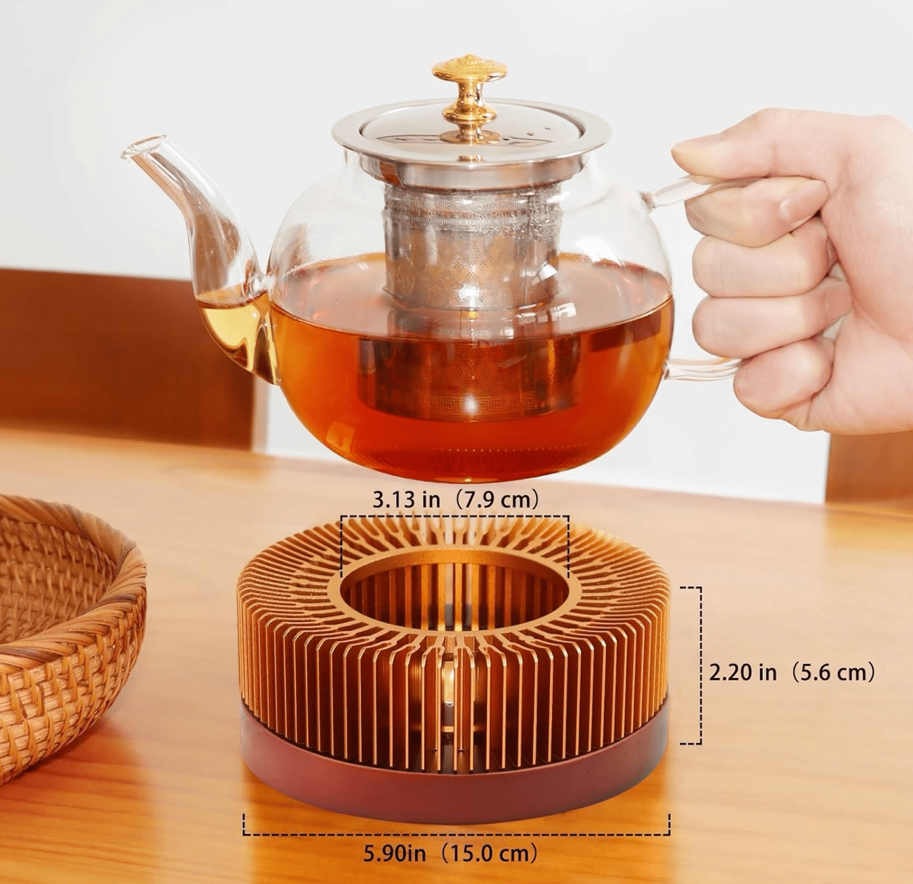 KozyCup Modern Tealight Teapot Warmer